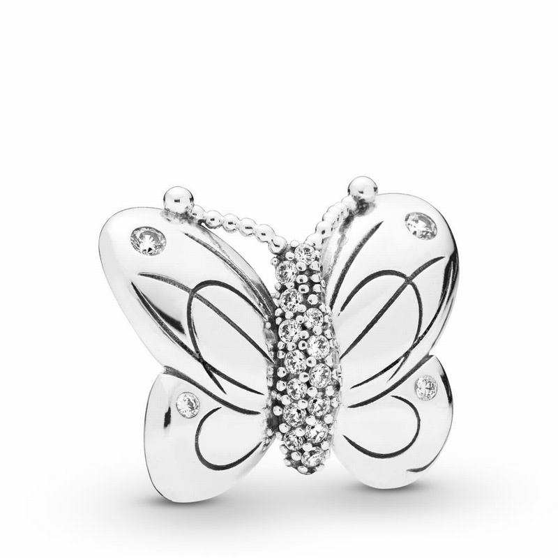 Pandora Decorative Butterfly Charm Silver Egypt KW6529817